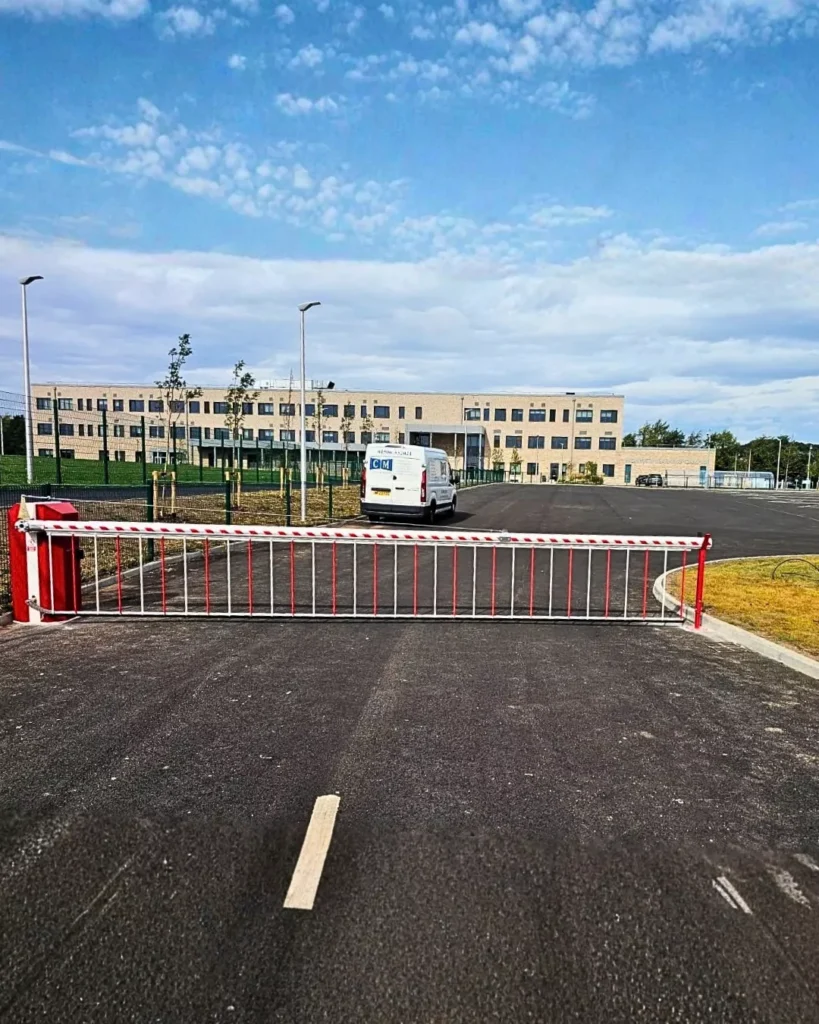 Dundee High School Automatic Barrier Installation Landscape